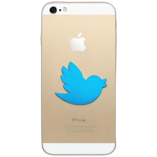 iphone with twitter emoji