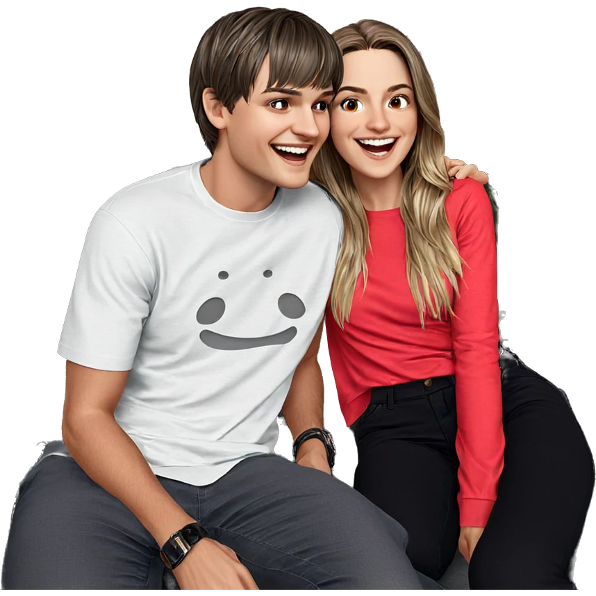 happy moment with friends emoji