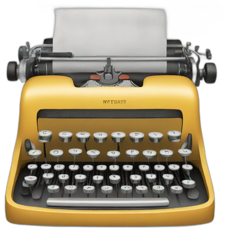 typewriter emoji