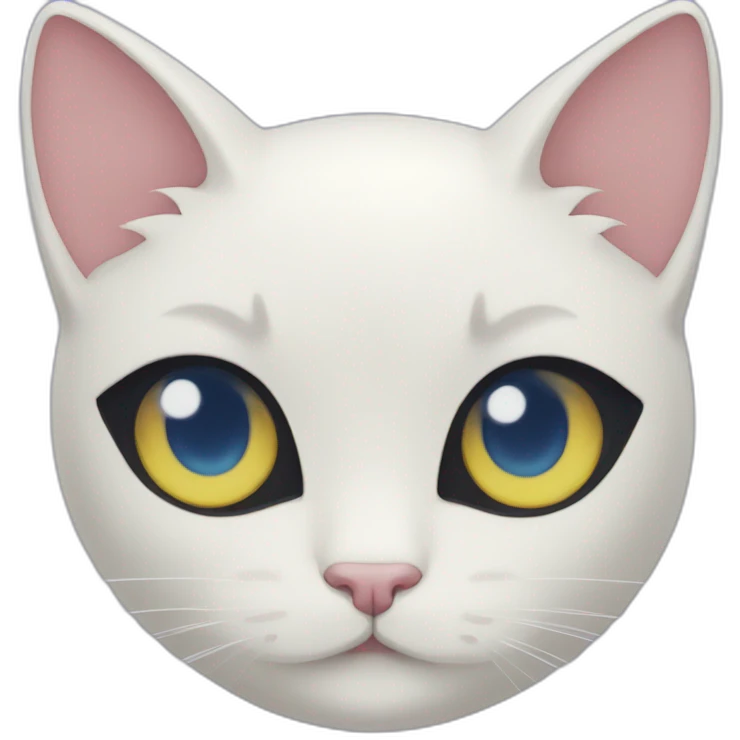 luna cat from sailor moon emoji