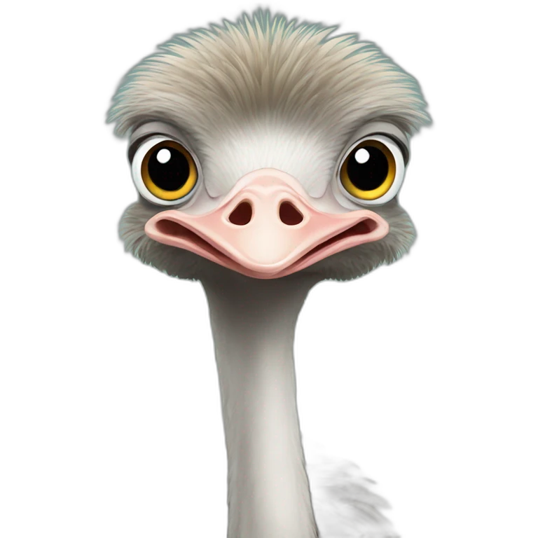 ostrich emoji