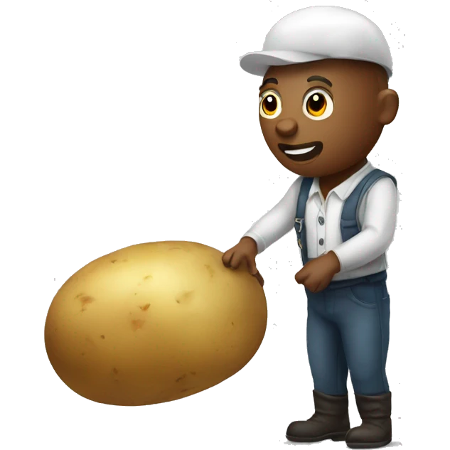 potato working emoji
