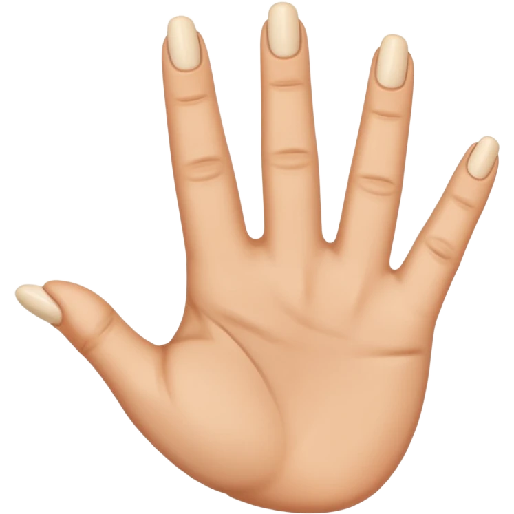 Hand with only middle finger down  emoji