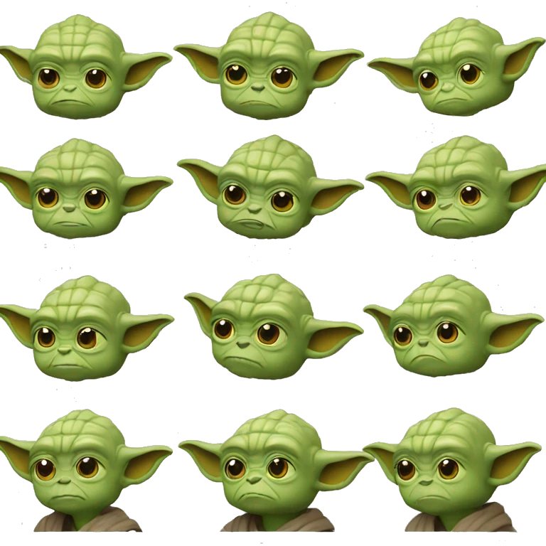 Yoda qui fait coucou emoji