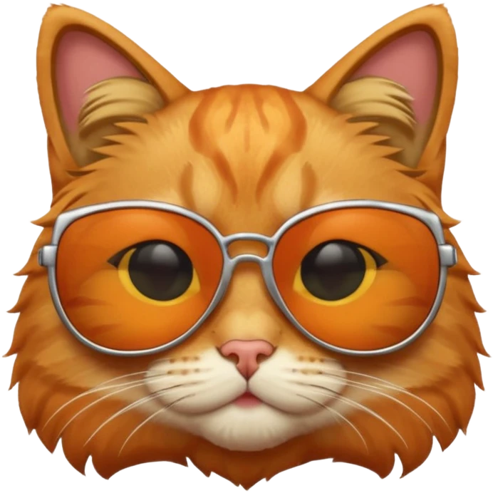 Cat wearing sunglasses emoji