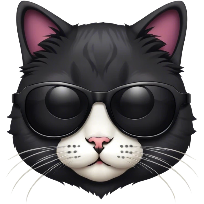 Cat wearing sunglasses emoji