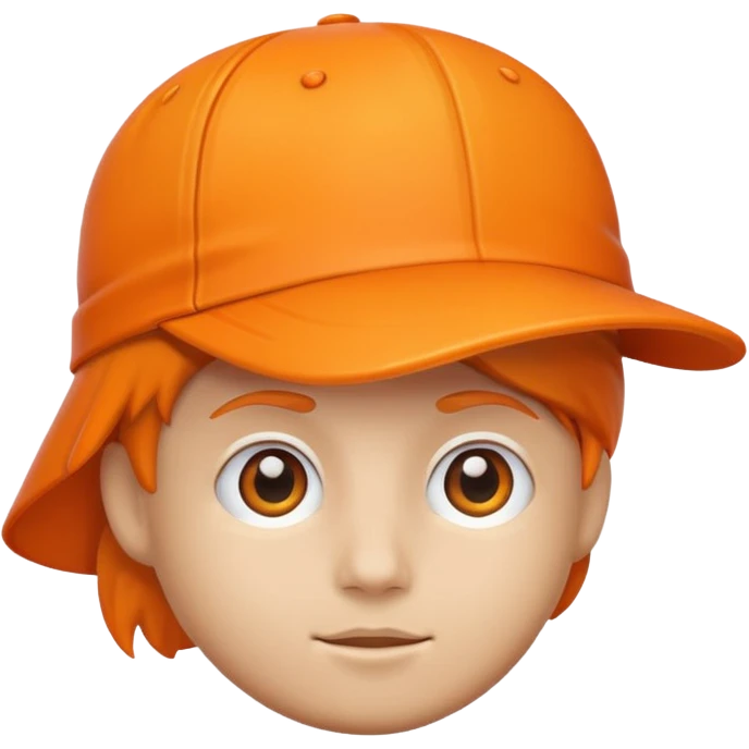 just an orange cap emoji