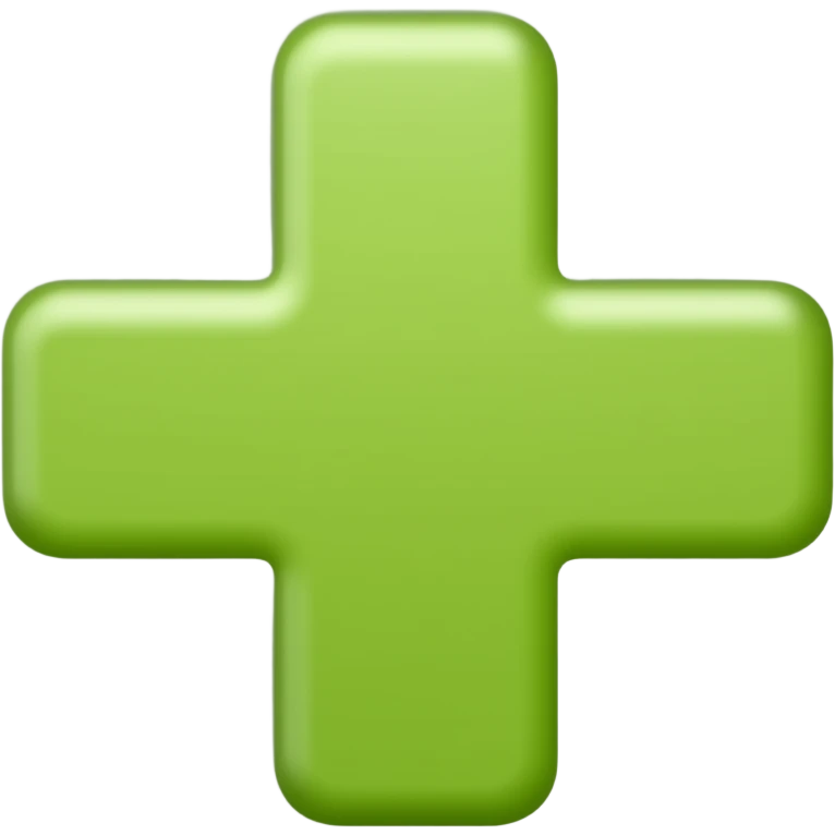 Small green cross emoji
