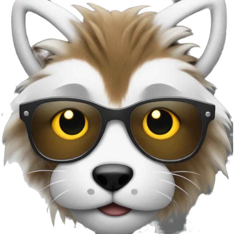 cool anthropomorphic furry  emoji