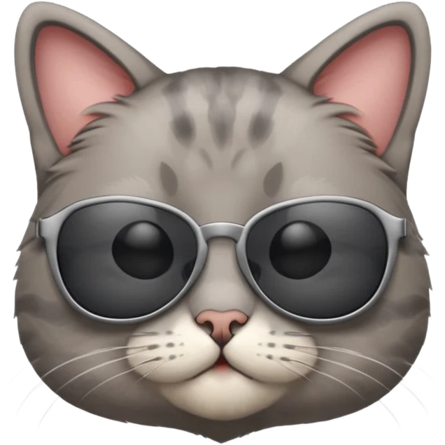 Cat wearing sunglasses emoji