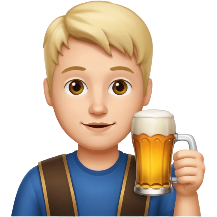Me drinking a beer  emoji