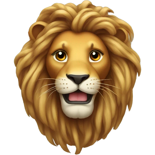 Lion with a knot emoji