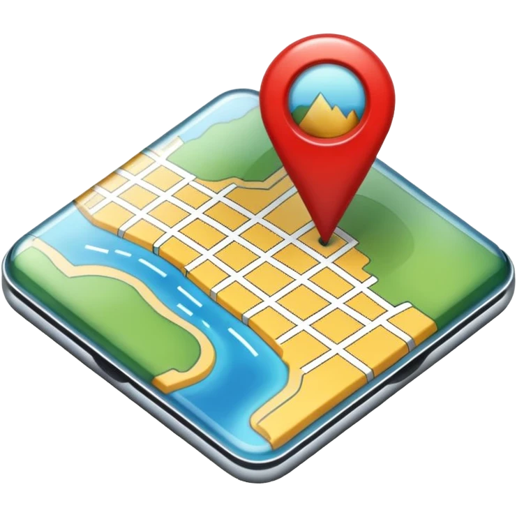 Maps pin normal transparent emoji