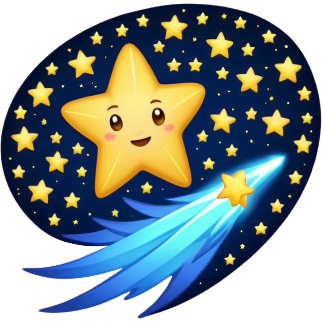 shooting star emoji