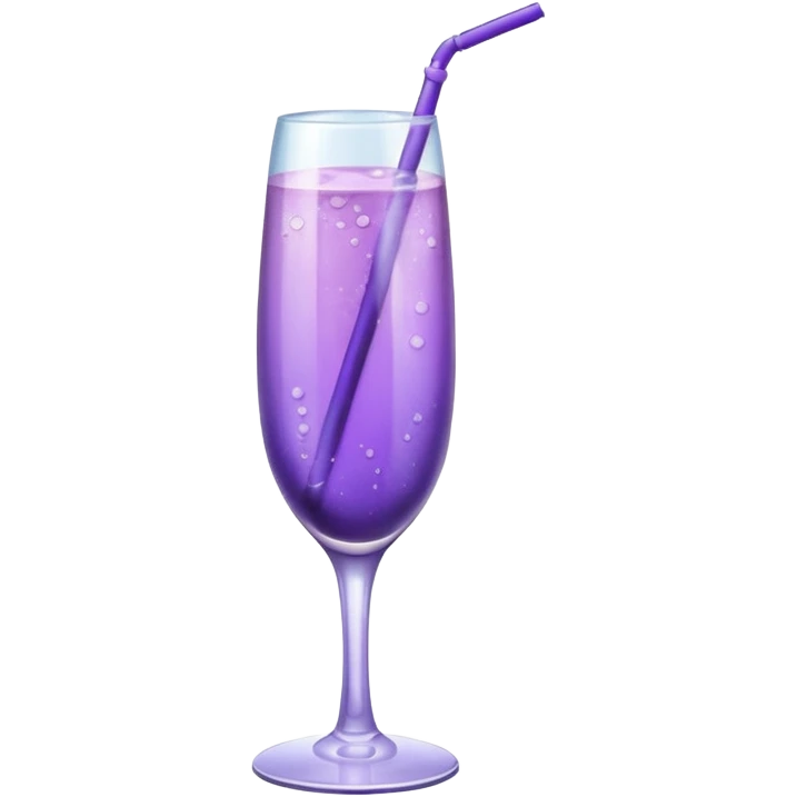 Lavender and lilac drink emoji