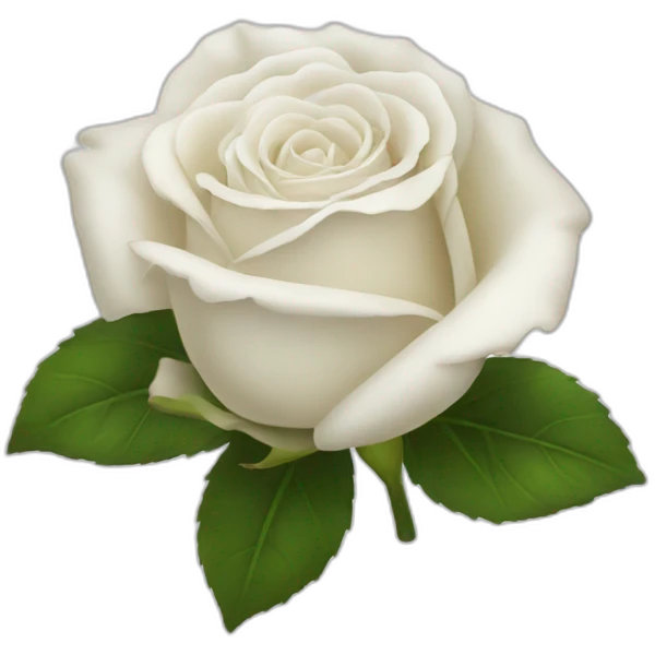 White rose emoji