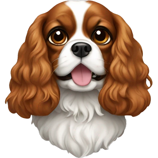 King Charles cavalier emoji