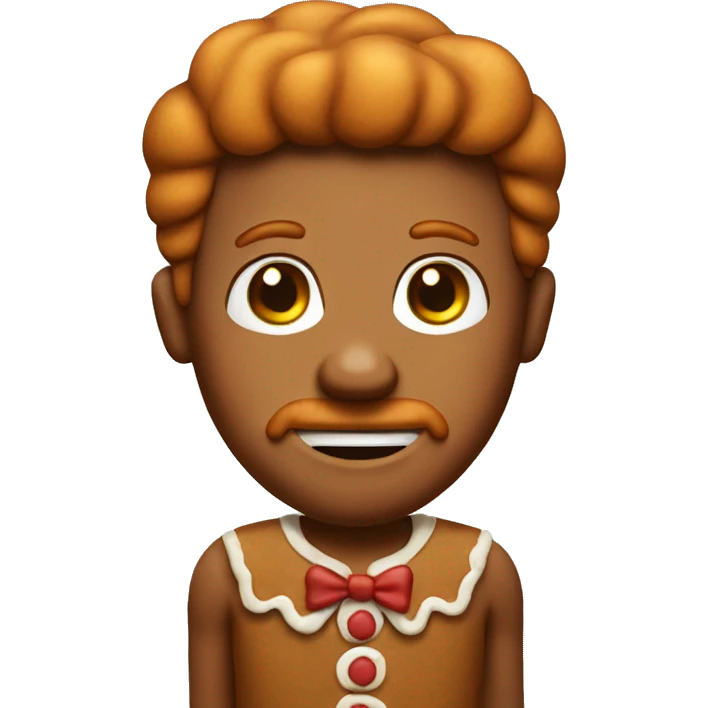 Ginger bread man  emoji