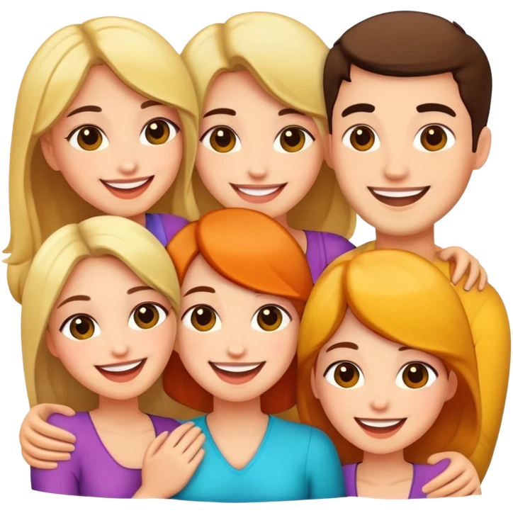  Saucy group pose  emoji