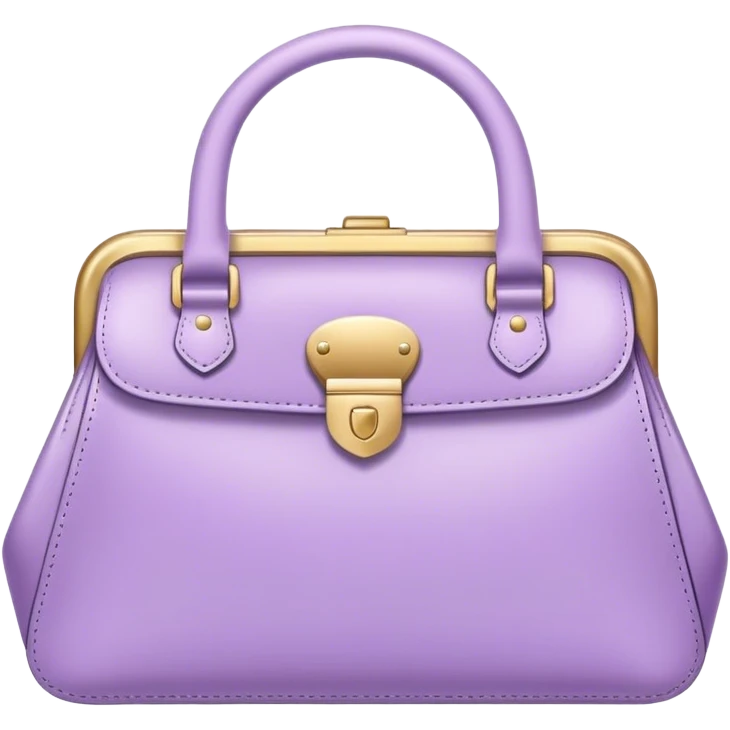 Lilac luxury purse emoji