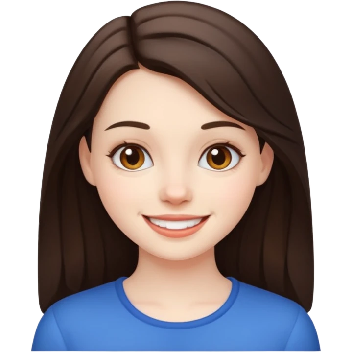 pretty burnette poor girl emoji