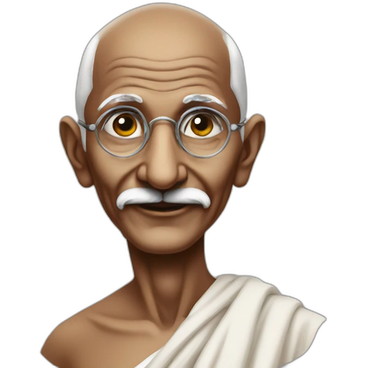 Mahatma Gandhi emoji