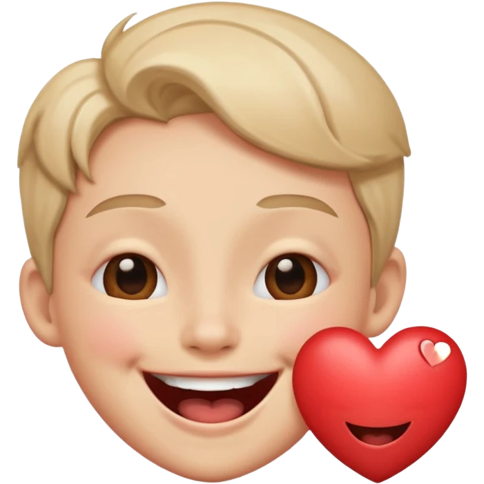 🤣+😍 emoji