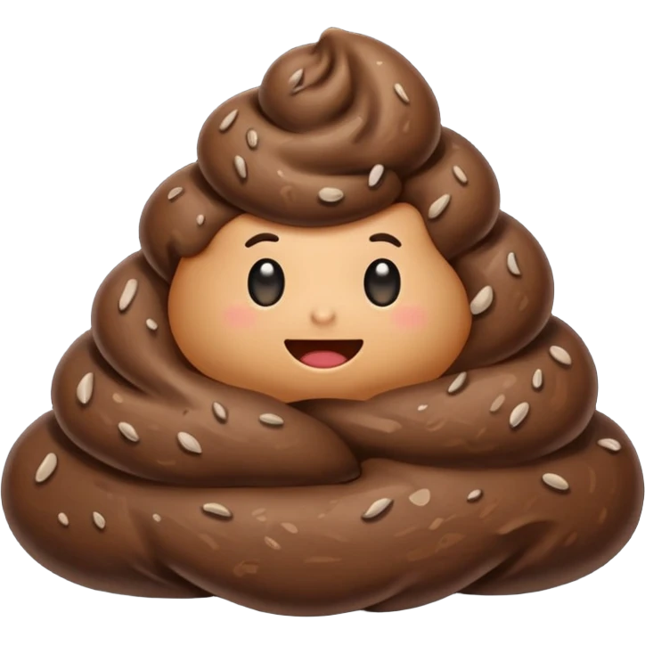 Poop shows a like emoji