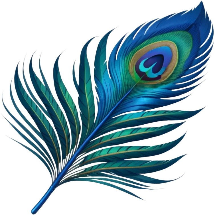 Peacock feather  emoji