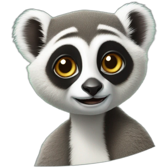 Lemur cola anillada emoji