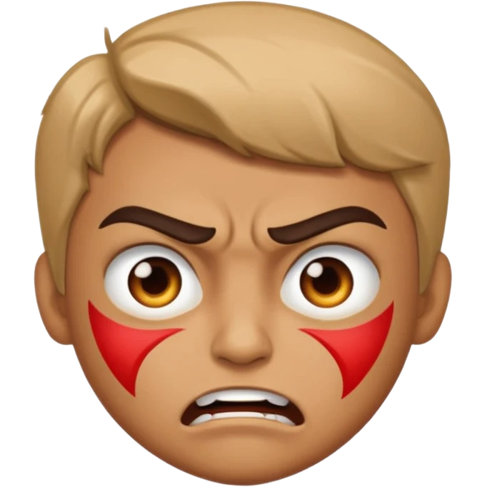 Angry but in love emoji