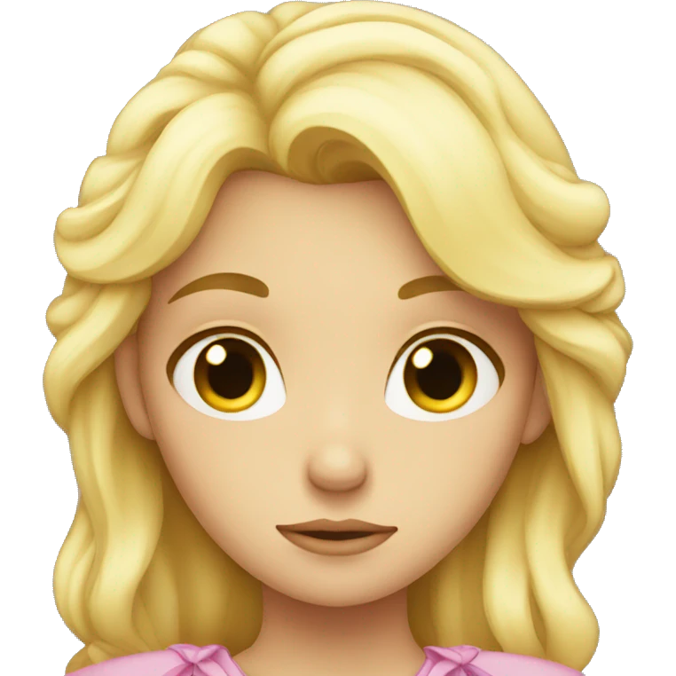 Sad Blonde Princess emoji