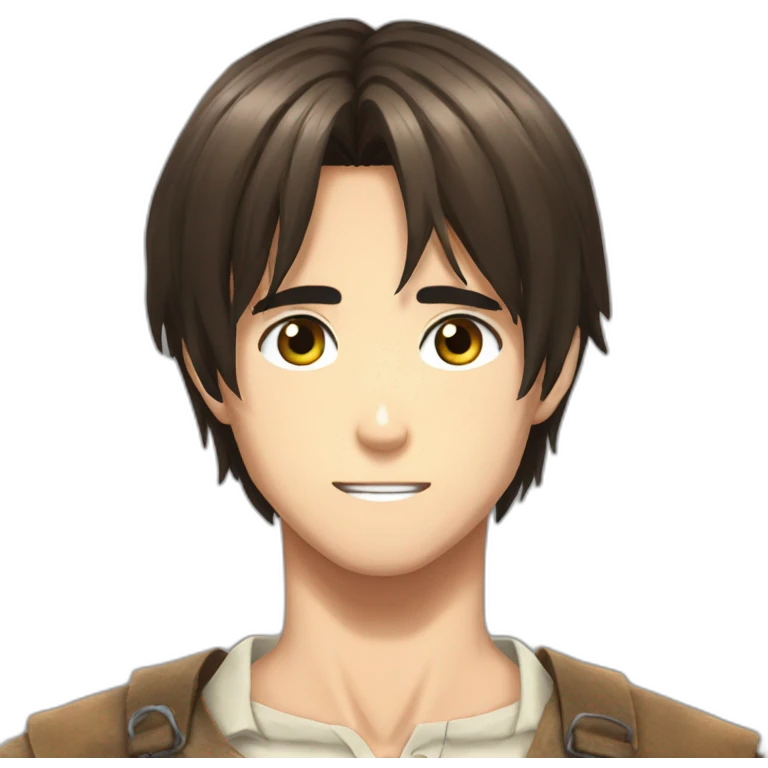 Eren Yeager Long Hair emoji