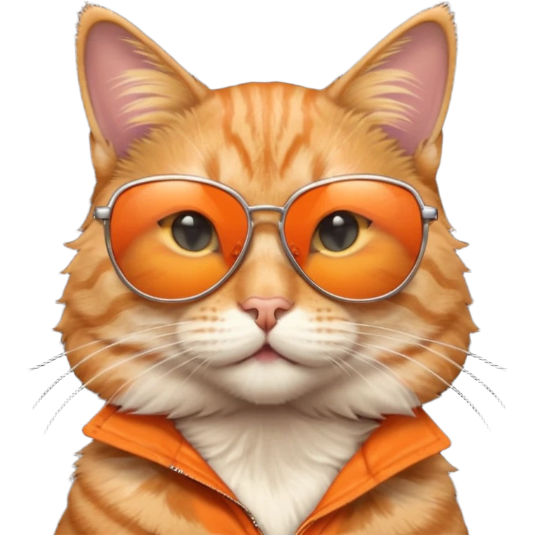 Cat wearing sunglasses emoji