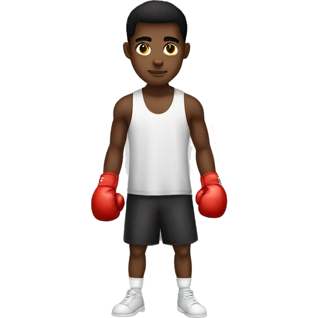 

20 year old dark-skinned young man boxing

 emoji
