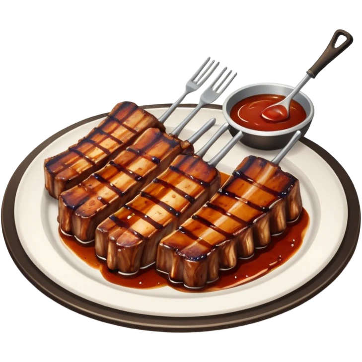 grilling rib ticklers emoji