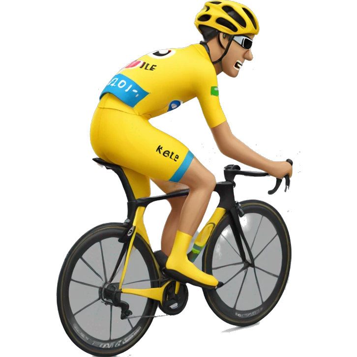 Tour de France yellow jersey emoji