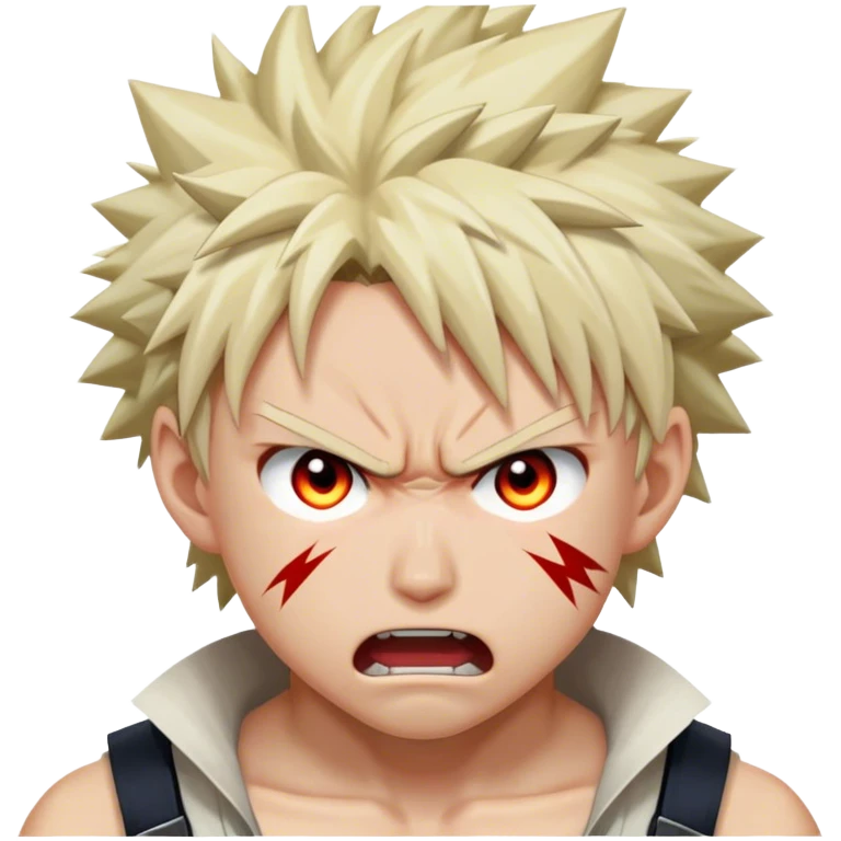 Katsuki Bakugo angry emoji