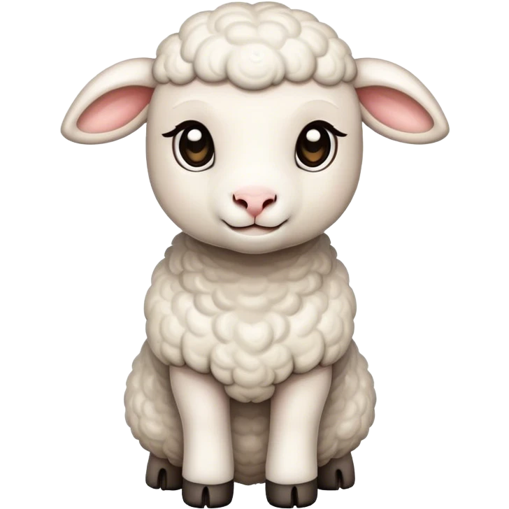 lamb with a cross emoji