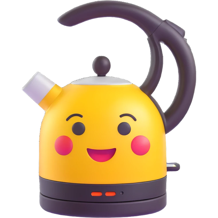 electric kettle, 3D emoji style emoji