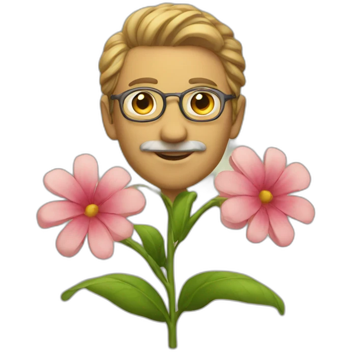 Genius-flower emoji