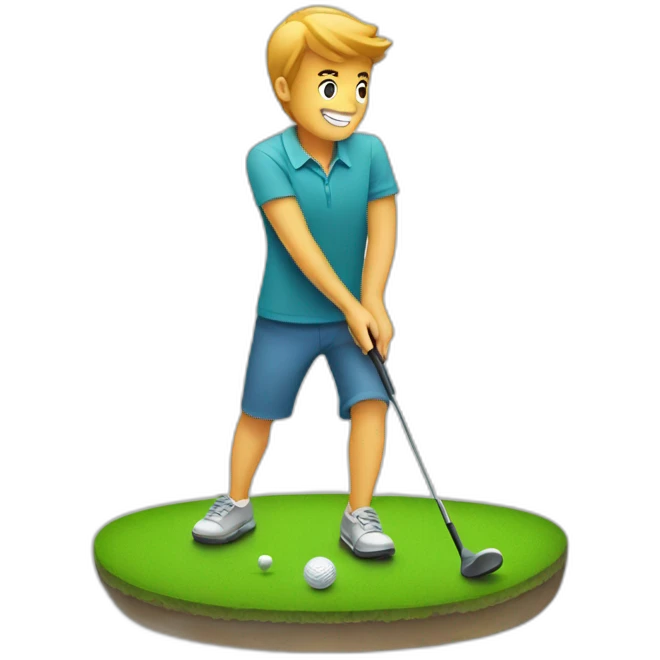 Minigolf emoji