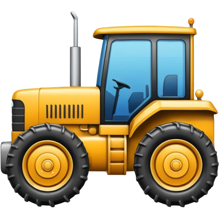 Tractor facut din puncte nu imagine emoji