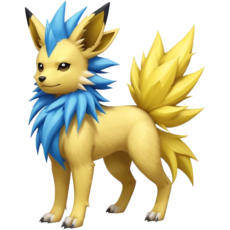 Jolteon-Luxio-Manectric-Fakémon-hybrid-creature (full body)  emoji