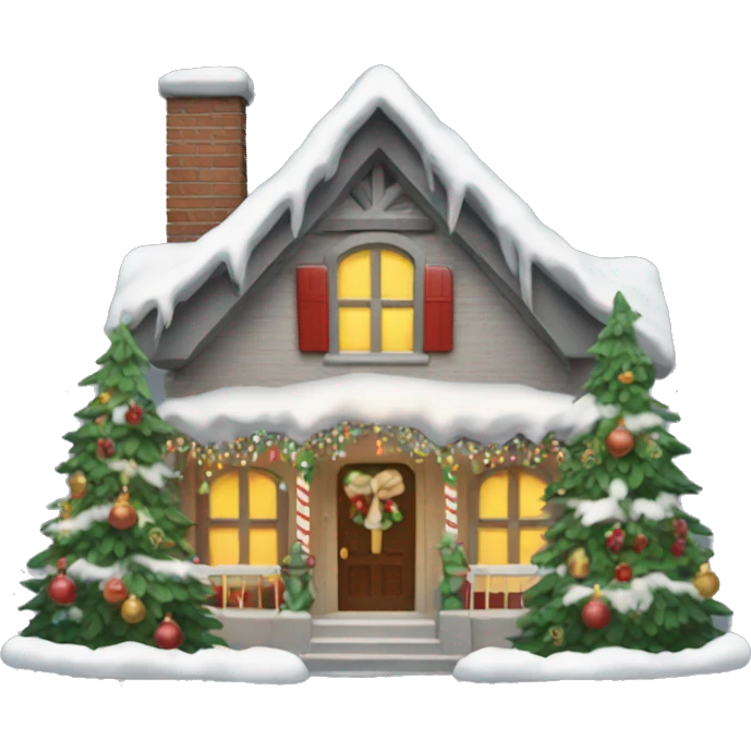 Christmas House emoji