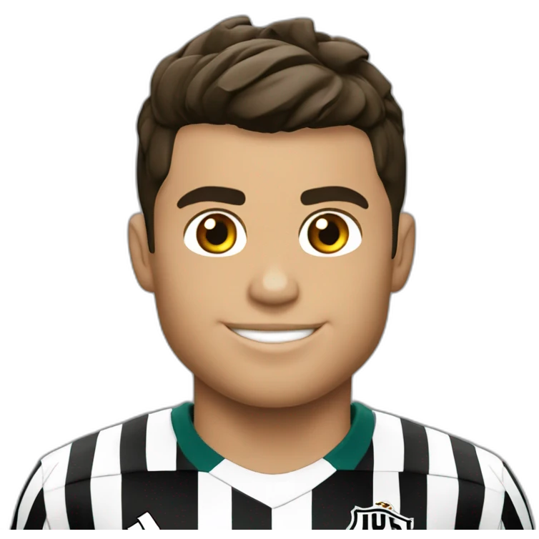 Cristiano Ronaldo 7 Juventus emoji