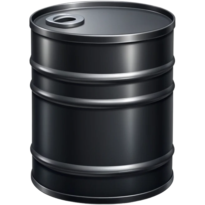 black oil drum emoji