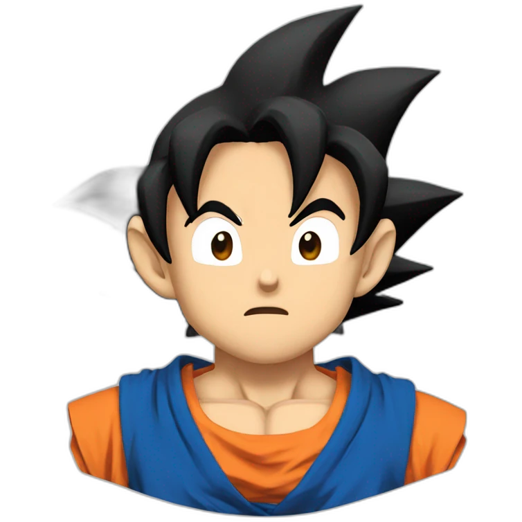 goku-shushing emoji