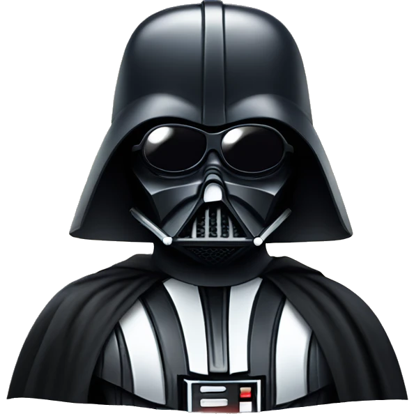 Darth Vader wearing sunglasses emoji
