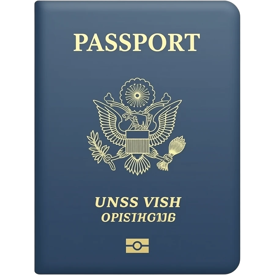 Crea un emoji de un pasaporte y visa emoji